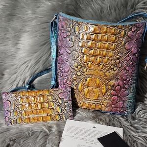 Brahmin Katie Crossbody Multi Esplanade With Matching Ady Wallet